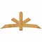 Ekena Millwork Alberta Rough Sawn Timber Gable Bracket, Western Red Cedar, 72"W x 30"H x 2"D x 6"F, 10/12 Pitch GBW072X30X0206ALB00RWR - alternate 1